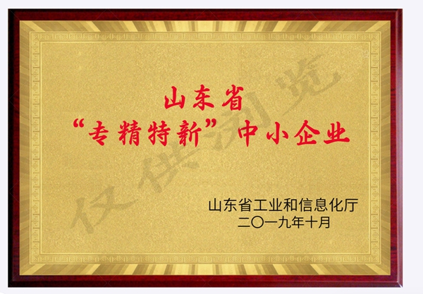 山东省 “专精特新”中小企业